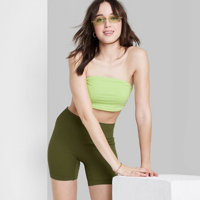 Women's High-Rise Seamless Bike Shorts - Wild Fable™