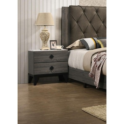 Gulches Contemporary Bedroom Nightstand with Drawers ¨C Stylish Bedside Storage & Side Table for Modern Rooms