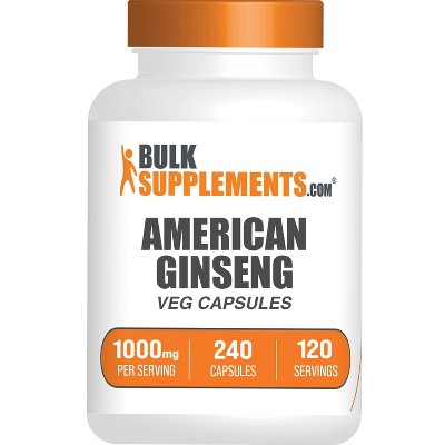 BulkSupplements American Ginseng Extract Capsules