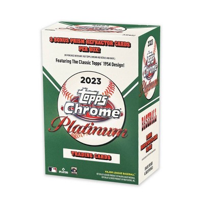 2023 Topps Chrome Baseball Platinum Trading Cards Blaster Box