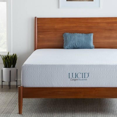Lucid Comfort Collection 12" Gel Memory Foam Mattress