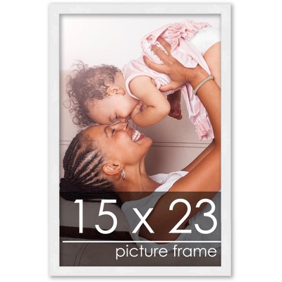 PosterPalooza | 15x23 Wood Frame with UV Acrylic, 6 Finishes: Black, White, Bronze, Silver, Wood, Mahogany