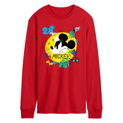 Men's - Disney - Mickey Mouse So Cool Long Sleeve Graphic T-Shirt