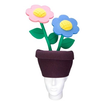Foam Party Hats Flower Pot Hat
