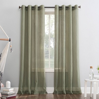 No. 918 Sheer Erica Crushed Voile Grommet Curtain Panel