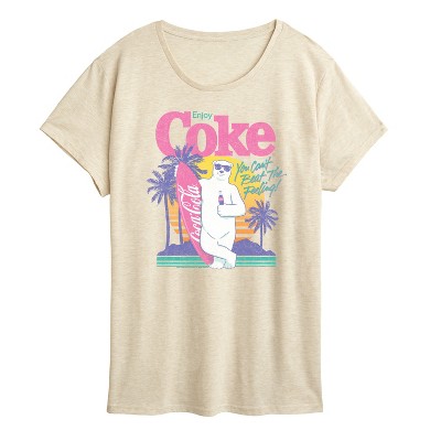 Women's - Coca-Cola - Polar Bear Retro Summer Short Sleeve Graphic T-Shirt
