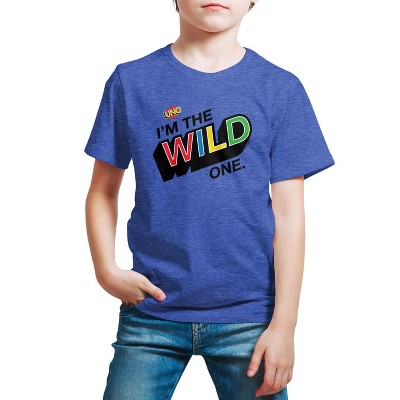 Boys' - UNO - I'm The Wild One Short Sleeve Graphic T-Shirt