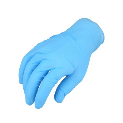 PSBM Large 3 Mil Textured Blue Nitrile Powder Free Gloves 1000 Pieces