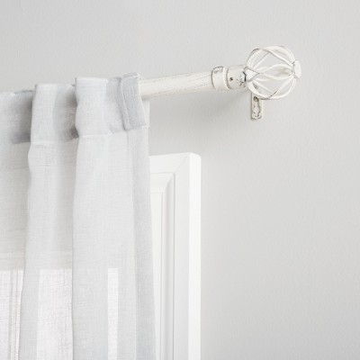 EXCLUSIVE HOME Ogee 1" Curtain Rod and Coordinating Finial Set