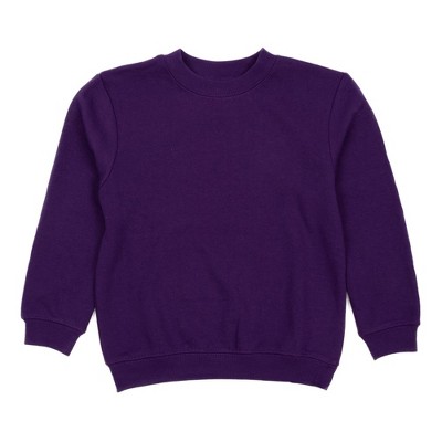 Leveret Kids Long Sleeve Boho Solid Color Sweatshirt