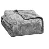 Super Comfy  Plush Chevron Arrow Embossed Jacquard Microplush Blanket - 2 of 4