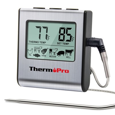 ThermoPro TP16W Digital Meat Cooking Smoker Kitchen Grill BBQ Thermometer with Large LCD Display