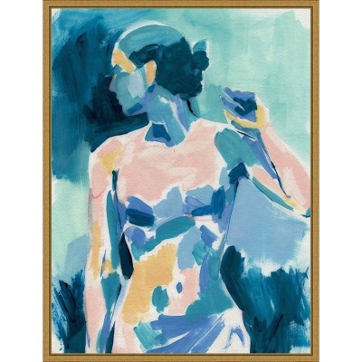 Amanti Art Loose Expressive Figure II by Victoria Barnes Framed Canvas Wall Art