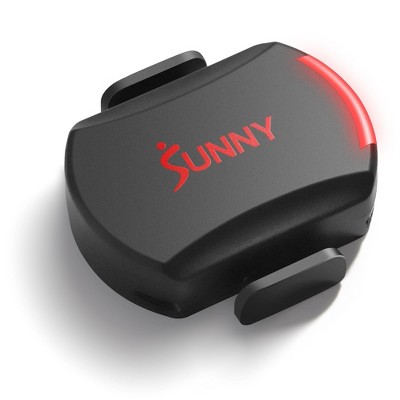 Sunny Health & Fitness Exercise Cycling 2-in-1 Advanced Cadence/RPM + Speed Sensor for Indoor or Outdoor Bikes - CB110S