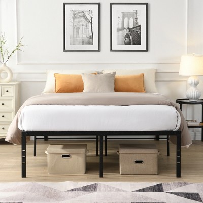 King Size Metal Bed Frame with Solid Structure for Bedroom