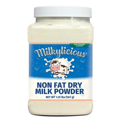 MILKYLICIOUS Non-Fat Dry Milk Powder PACK of 1 - 20 Oz