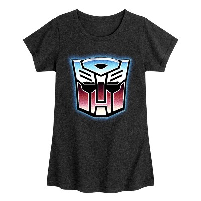 Girls' - Transformers - Autobot Chrome Fitted Short Sleeve Graphic T-Shirt