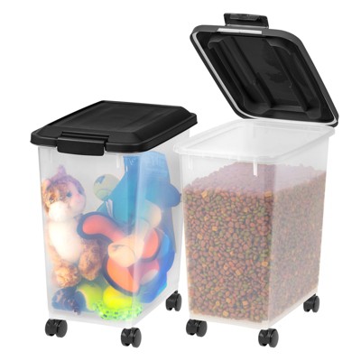 IRIS Airtight Pet Food Storage Containers
