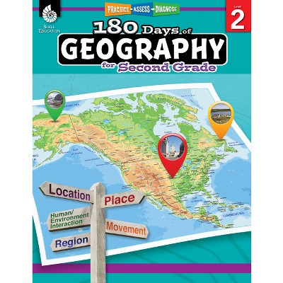 180 Days(tm) Geography for Second Grade - (180 Days of Practice) by  Melissa Callaghan (Paperback)