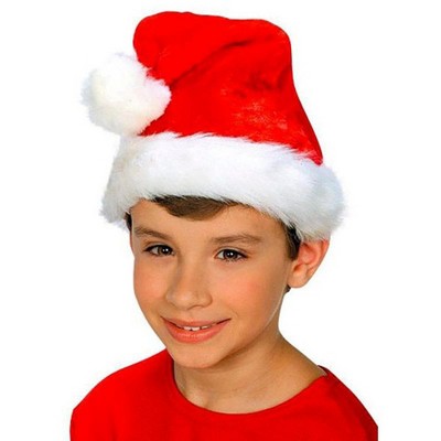 Rubies Plush Kid's Santa Hat