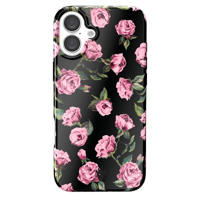 VELVET CAVIAR iPhone 16 Plus MagSafe Case - Pink Rose Floral: Plastic, Botanical Pattern