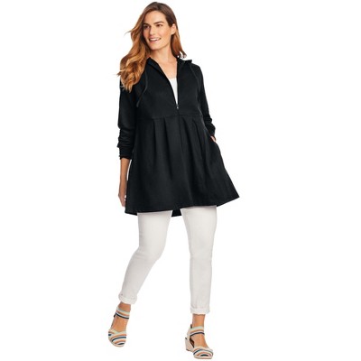Woman Within French Terry Swing Jacket