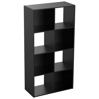 JIONJOY 8 Cube Storage Organizer with Removable Back Panels – 47.7 Inch Extra-Long Heavy-Duty Open Bookshelf, Multi-Room Display Shelf