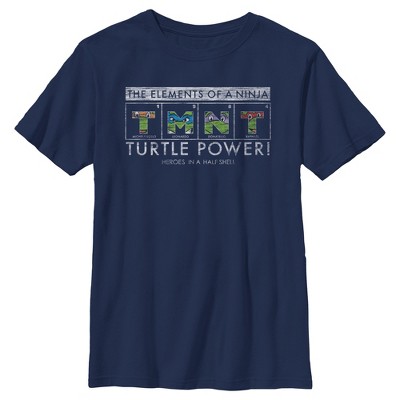 Boy's Teenage Mutant Ninja Turtles Distressed The Elements of a Ninja Crop T-Shirt