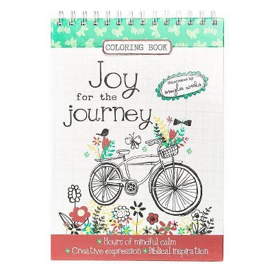 Joy for the Journey Wirebound Coloring Book - Hours of Mindful Calm, Creative Expression, Biblical Inspiration - (Hardcover)