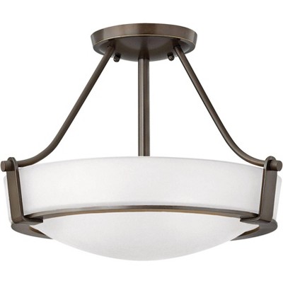 Hinkley Hathaway 16"W Olde Bronze Etched Ceiling Light