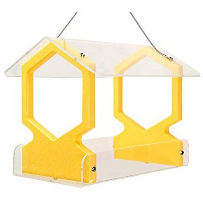 JCS Wildlife Geometric Hanging Bird Feeder Holds 3 Cups
