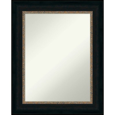 25" x 31" Non-Beveled Paragon Bronze Wall Mirror - Amanti Art: Modern Rectangle, Polystyrene Frame, Includes Mounting Hardware