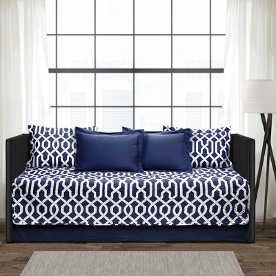39"x75" 6pc Edward Trellis Daybed Cover Set - Lush Décor
