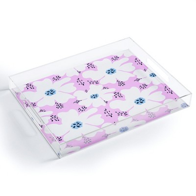 RosebudStudio Be happy today Acrylic Tray - Deny Designs