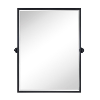 TEHOME Blakley Rectangular Metal Framed Pivot Wall Mounted Bathroom Vanity Mirror