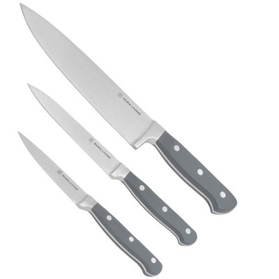 Dura Culina® Signature Forged 3-Piece Stainless Steel Chef's Knife Set