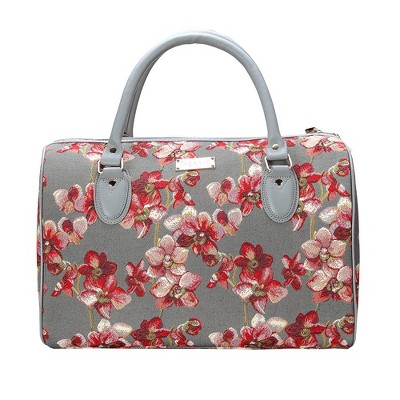 Signare USA Orchid Grey and Pink Travel Bag