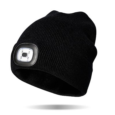 Night Scope Classic Beanie with Removable LED Headlight