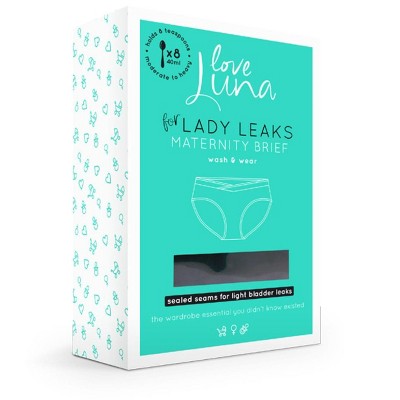 Memoi Women's Love Luna Lady Leaks Maternity Brief Panty