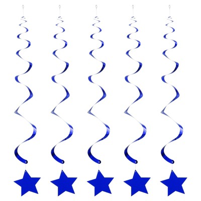 Unique Bargains Stars Hanging Party Decoration Foil Fringe Backdrop Curtains 30 Pcs