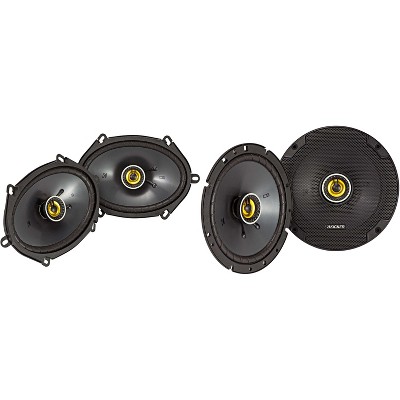 Kicker 46CSC684 CS-Series CSC68 6x8-Inch Coaxial Speakers  w/ 46CSC674 6.75" Coaxial Bundle
