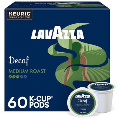 Lavazza Decaffeinated Classico Single-Serve Coffee K-Cup® Pods for Keurig® Brewer, 60 Count