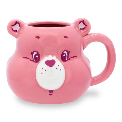Silver Buffalo Care Bears Cheer Bear 3D Sculpted Ceramic Mug | Holds 20 Ounces