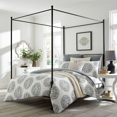 Gray Bristol Duvet Cover Set - Stone Cottage