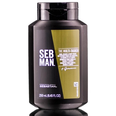 Sebastian SEB MAN The Multi-Tasker (Hair, Beard, Body Wash) (8.45 oz) Shampoo & Body Wash by Sebman Sebastian Men