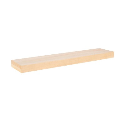Kate & Laurel All Things Decor 36"x8" Havlock Wood Floating Shelves Natural
