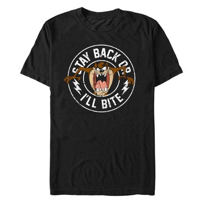 Men's Looney Tunes Taz Stay Back or I'll Bite T-Shirt