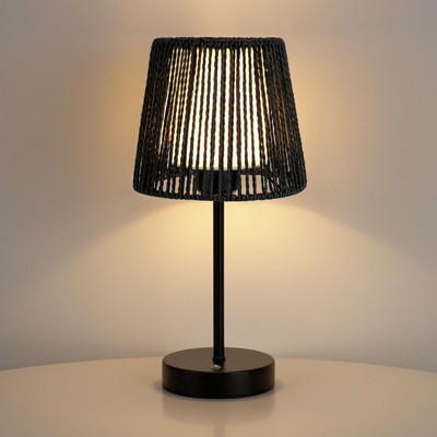 Onewish Portable Table Lamp with Swappable shade, 2-pack