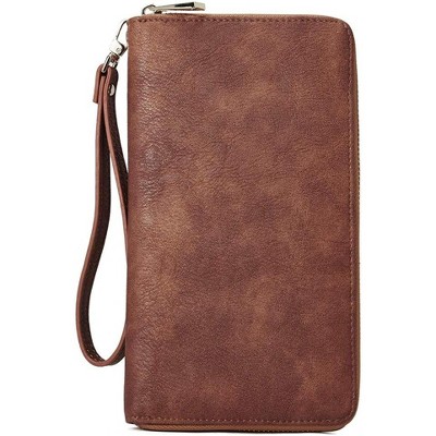 CLUCI Womens Wallet RFID Bifold Wristlet Large