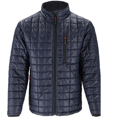 RefrigiWear Men's EnduraQuilt Wayfinder Jacket - Durable Insulated Workwear Coat